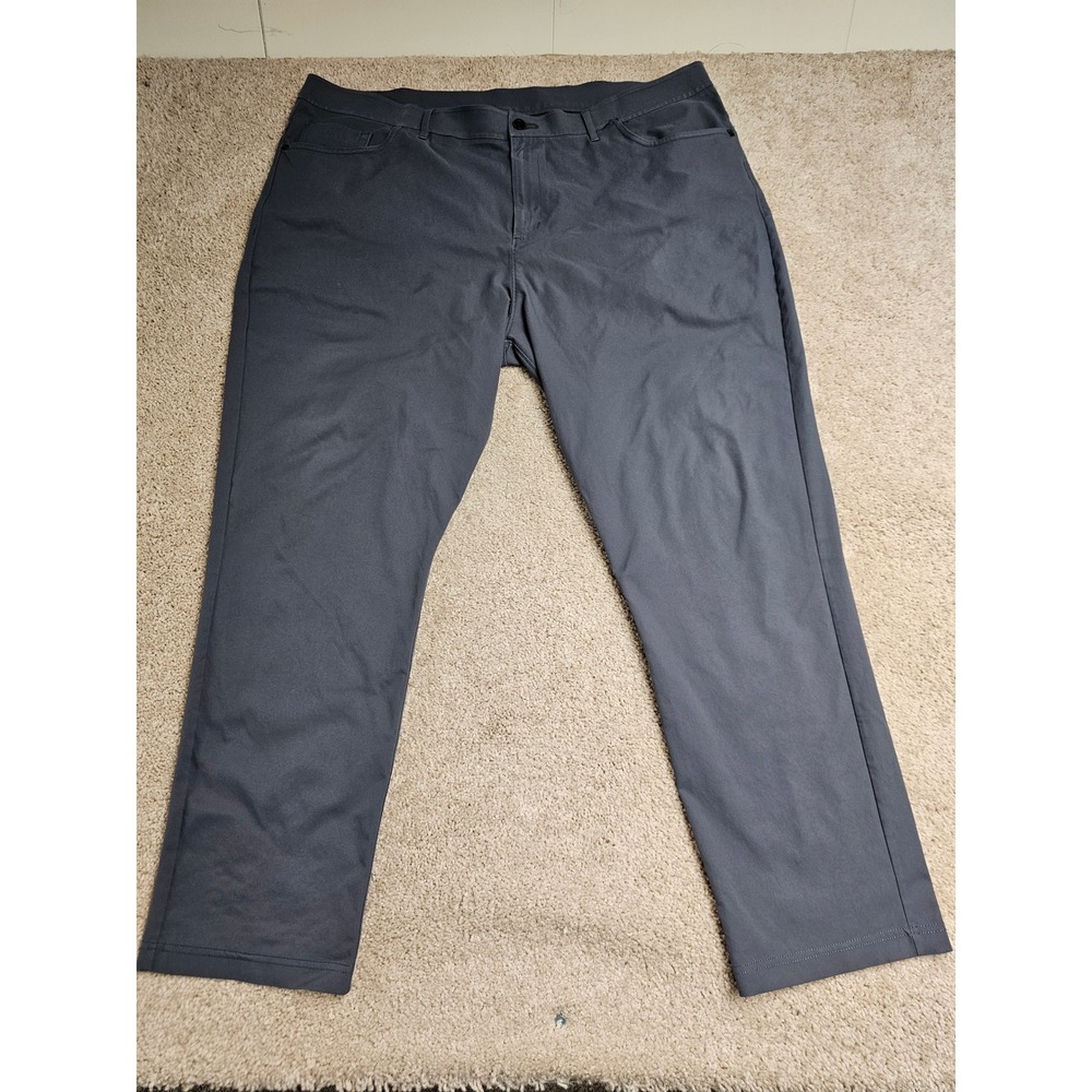 Public Rec Mens Workday Pants Charcoal Grey Straight Leg 44x32